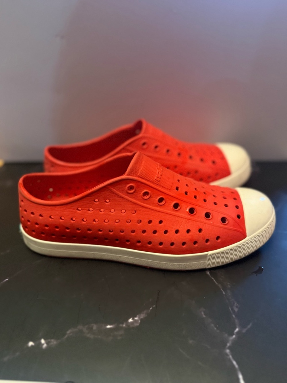 Native Red Kids Slip-On Water-Resistant Shoe - Picture 3 of 6